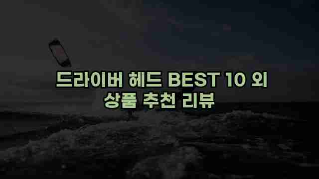  드라이버 헤드 BEST 10 외 상품 추천 리뷰