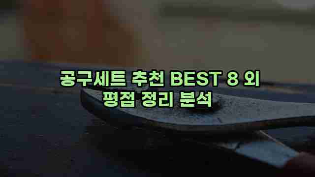  공구세트 추천 BEST 8 외 평점 정리 분석