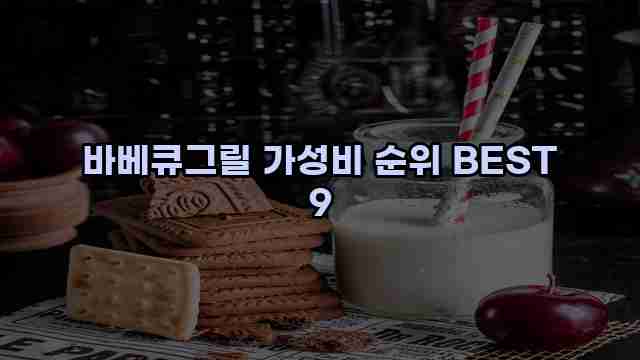 바베큐그릴 가성비 순위 BEST 9