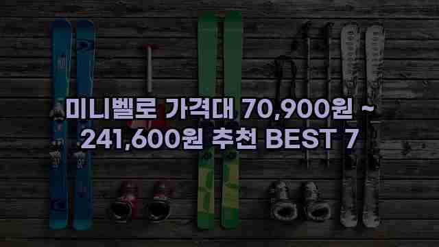 미니벨로 가격대 70,900원 ~ 241,600원 추천 BEST 7