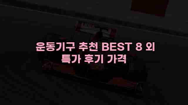  운동기구 추천 BEST 8 외 특가 후기 가격