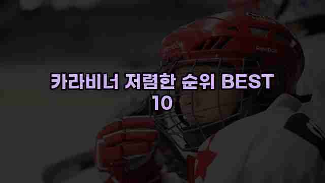 카라비너 저렴한 순위 BEST 10