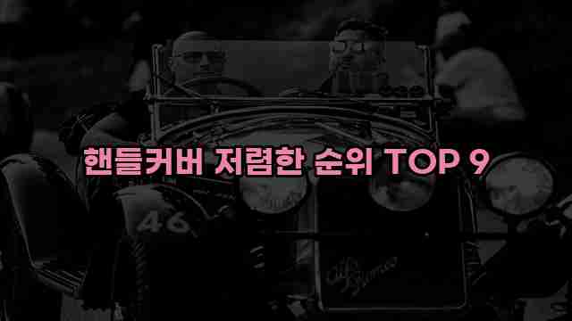 핸들커버 저렴한 순위 TOP 9