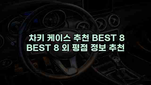  차키 케이스 추천 BEST 8 BEST 8 외 평점 정보 추천