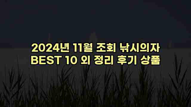 2024년 11월 조회 낚시의자 BEST 10 외 정리 후기 상품