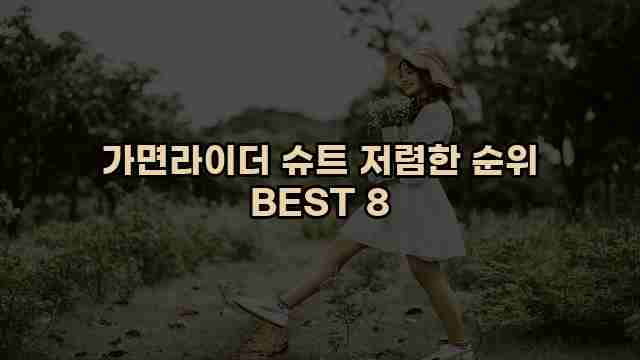 가면라이더 슈트 저렴한 순위 BEST 8