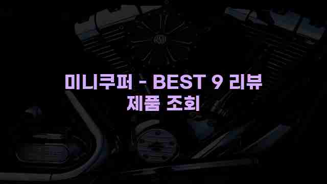 미니쿠퍼 - BEST 9 리뷰 제품 조회